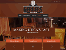Tablet Screenshot of gerbers1933tavern.com